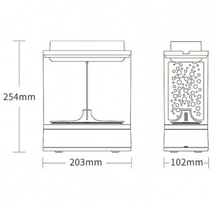 Купить Аква-ферма Xiaomi Descriptive Geometry Mini Lazy Fish Tank (HF-JHYG 005)