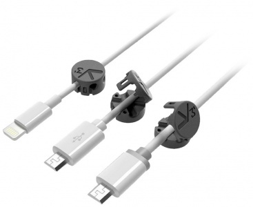 Купить Держатель для проводов Xiaomi Bcase TUP2 Magnetic Absorption Cable Clip Dark Brown