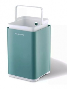 Xiaomi Ninestars Waterproof Sensor Trash Can 10L  (DZT-10-35S) Green