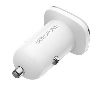 Borofone BZ12 АЗУ 2USB 2.4A Белый