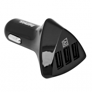 Купить ЗУ авто RCC304 3USB 2A черный REMAX