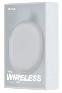 Купить Беспроводное зарядное устройство Baseus Jelly Wireless Charger 15W White (WXGD-02)