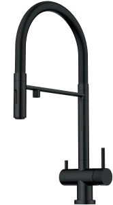 Купить Dominion Кухонный Смеситель С Гибким Изливом (KT0414-B) Черный