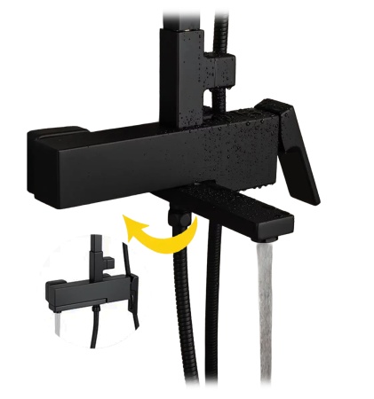 Купить Dominion Душевая Система (61227-B) Черный