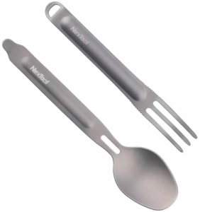 Купить Походный набор столовых приборов Xiaomi NexTool Titanium Cutlery Set (NE20132)