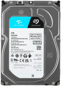 Купить Жесткий диск Seagate SkyHawk HDD 2TB, SATA III, 3.5" (ST2000VX017)