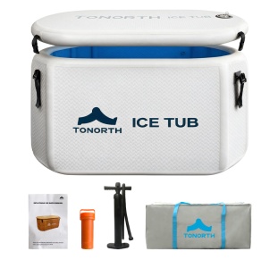 Купить Надувная ледяная ванна Tonorth Inflatable Ice Tub 136x76x62cm 460L (TS-BCP02) White