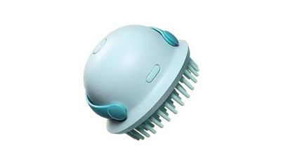Купить Антистатическая массажная расческа Xiaomi Kribee Electric Massage Comb Blue