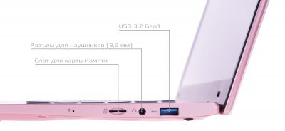 Купить 15.6" Notebook Intel Celeron J4115 1.8GHz RAM 8GB SSD 256 GB (S9936-10001977) Pink