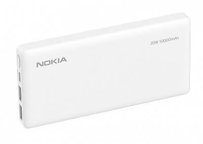 Купить Внешний аккумулятор Nokia Power Bank P6203-1 10000mAh White