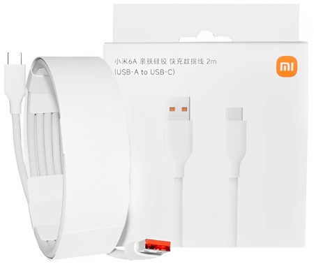 Купить Xiaomi USB-A to Type-C 6A (BHR6324CN) White