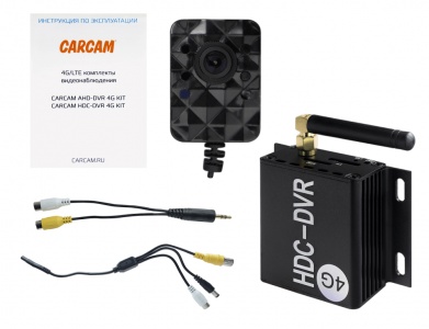 Купить Комплект видеонаблюдения 4G/LTE CARCAM HDC-DVR 4G KIT 13