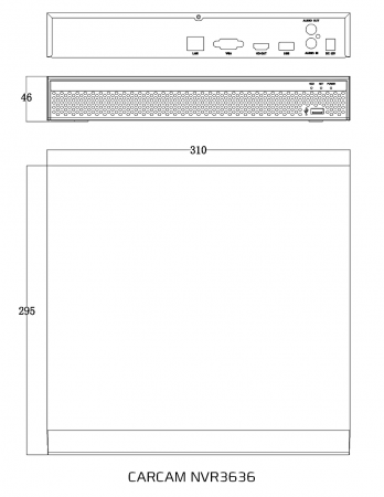 Купить IP-видеорегситратор CARCAM NVR3636
