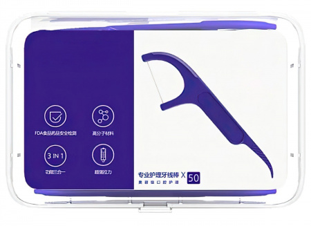 Купить Зубная нить Xiaomi Floss Pick 300 шт (D1-CN6)