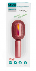 Купить Беспроводной Bluetooth микрофон с караоке Mivo MK-007 Pink