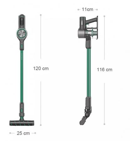 Купить Беспроводной вертикальный пылесос Xiaomi Coclean Cleanfly FVS1 Green