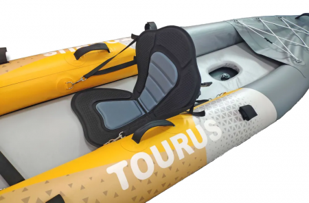 Купить Tourus Inflatable One Seats Kayak 328×85×23cm Yellow and Grey, TS-K01