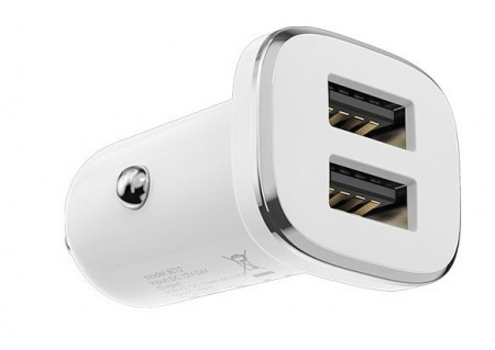 Купить АЗУ 2USB 2.4A Borofone BZ12 Белый