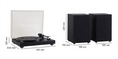 Купить Years Stay Vinyl Record Player (HY-T306) Black
