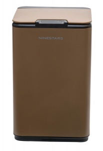 Купить Умное мусорное ведро Xiaomi Ninestars Waterproof Sensor Trash Can 10L Gold (DZT-10-35S)