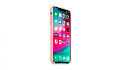 Чехол для iPhone XS Max Silicon case Apple WS бежевый