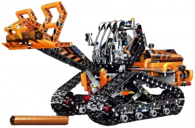 Купить Конструктор Бульдозер Technology Orange (814 деталей)