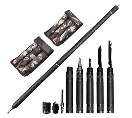 Купить Тактический посох Xiaomi HX Outdoors Multifunctional Tactical Stick Black