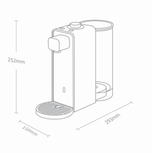 Xiaomi Scishare Antibacterial Instant Hot Water Dispenser Mini Sea Salt (S2306) Gold