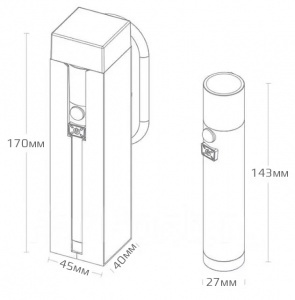 Купить Фонарь Xiaomi NexTool Multifunctional Sensor Flashlight (ZES0425)