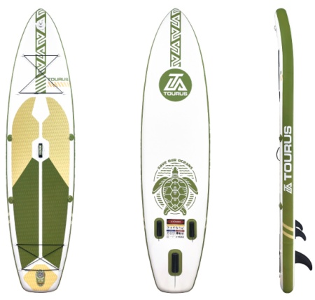 Купить Tourus Inflatable SUP Board 320x84x15cm Green and White, TS-SM01