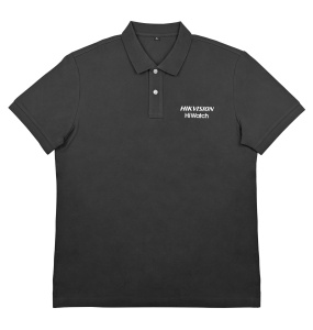 Купить Hikvision/Hiwatch Рубашка с воротником поло черная, XL