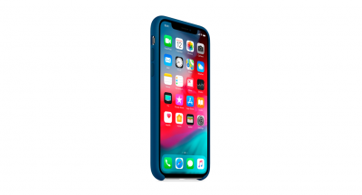 Купить Чехол для iPhone XS Max Silicon case Apple WS синий