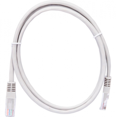 Купить Патч-корд UTP 5e кат. литой 1 м СЕРЫЙ REXANT (18-1002)