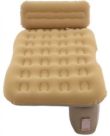 Купить CARCAM Inflatable Back Seat Auto Airbed, Auto Air Pump, Repair Kit, 135x85 cm. (CCMTE1750) Brown