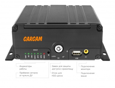 CARCAM MVR4447 4G GPS