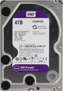 Купить Жесткий диск WD Purple WD40PURZ, 4ТБ, HDD, SATA III, 3.5"