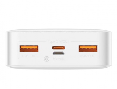 Купить Внешний аккумулятор Baseus Bipow Digital Display 20000mAh 20W White (PPDML-M02)