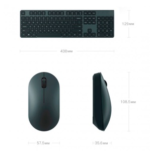 Xiaomi Mi Wireless Keyboard and Mouse Set 2 (WXJS02YM) Black