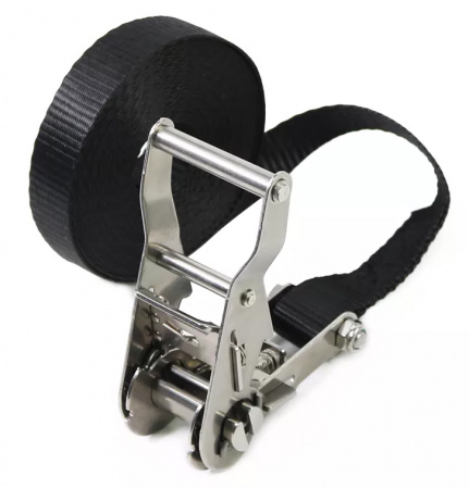 Купить Ремень с храповым механизмом CARCAM (стальная ручка) 2м Черный