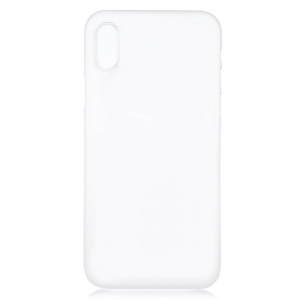 Купить Чехол для iPhone X / XS силиконовый плотный 1mm прозрачный