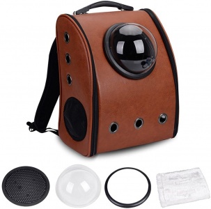 Купить Рюкзак-переноска Xiaomi Little Beast Star Pet School Bag Breathable Space Brown