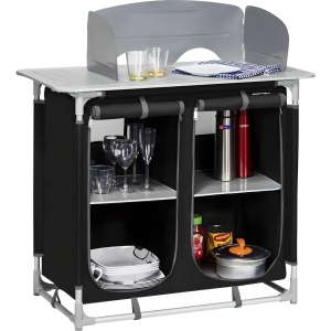 Купить Походная кухня для кемпинга Berger Kitchen Cabinet 4-shelfs Black