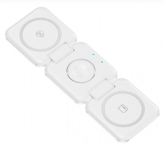 Купить Wekome Folding 3-in-1 Wireless Charger (WP-U174) White