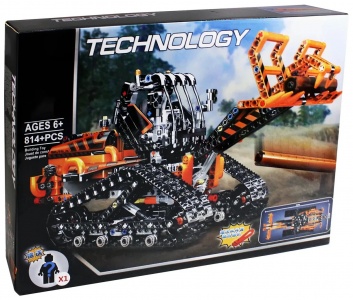 Купить Конструктор Бульдозер Technology Orange (814 деталей)