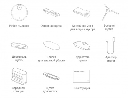 Купить Робот-пылесос Xiaomi Mijia 3C Sweeping Vacuum Cleaner (B106CN)