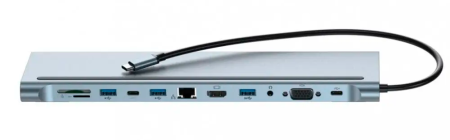 Купить Многофункциональная док станция XO 12-in-1 Multifunctional Docking Station (XO-HUB010)