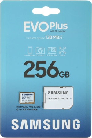 Купить Карта памяти Samsung EVO Plus 256GB microSDHC Class 10 (MB-MC256KA/CN)