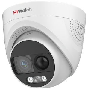Купить 2Мп уличная купольная HD-TVI камера с EXIR-подсветкой до 20м и PIR HiWatch DS-T213X (3.6 mm)  TurboX