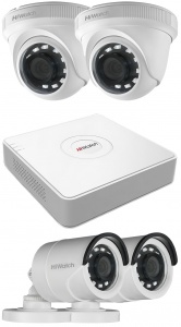 Купить Комплект видеонаблюдения HiWatch KIT 2 C4M2