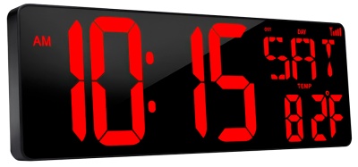 Купить SUNTEK Red LED Digital Wall Clock (ST080R)